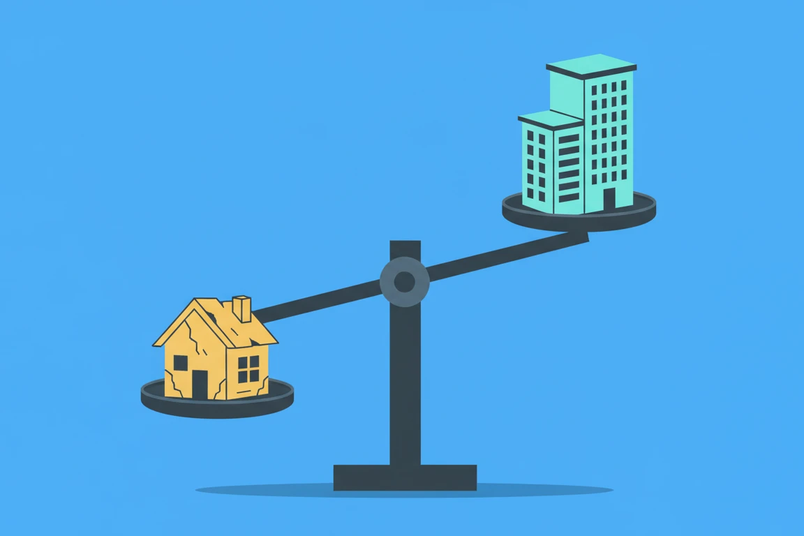 내 집보다 비싼 옆집? 쪽방촌 개발의 딜레마