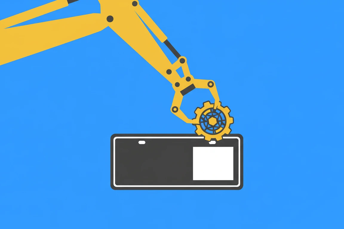 내 굴착기 번호판의 작은 캡, 왜 사라질까?