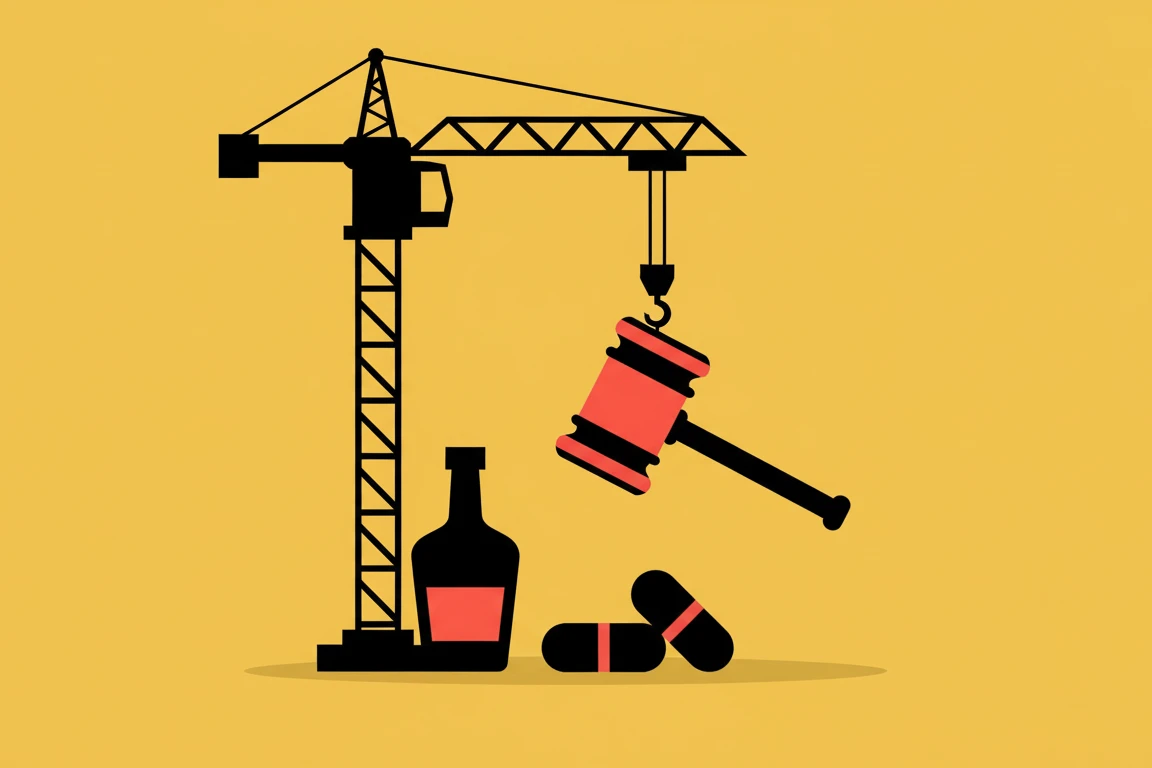 건설현장 '음주·약물' 조종, 이제 면허 박탈!